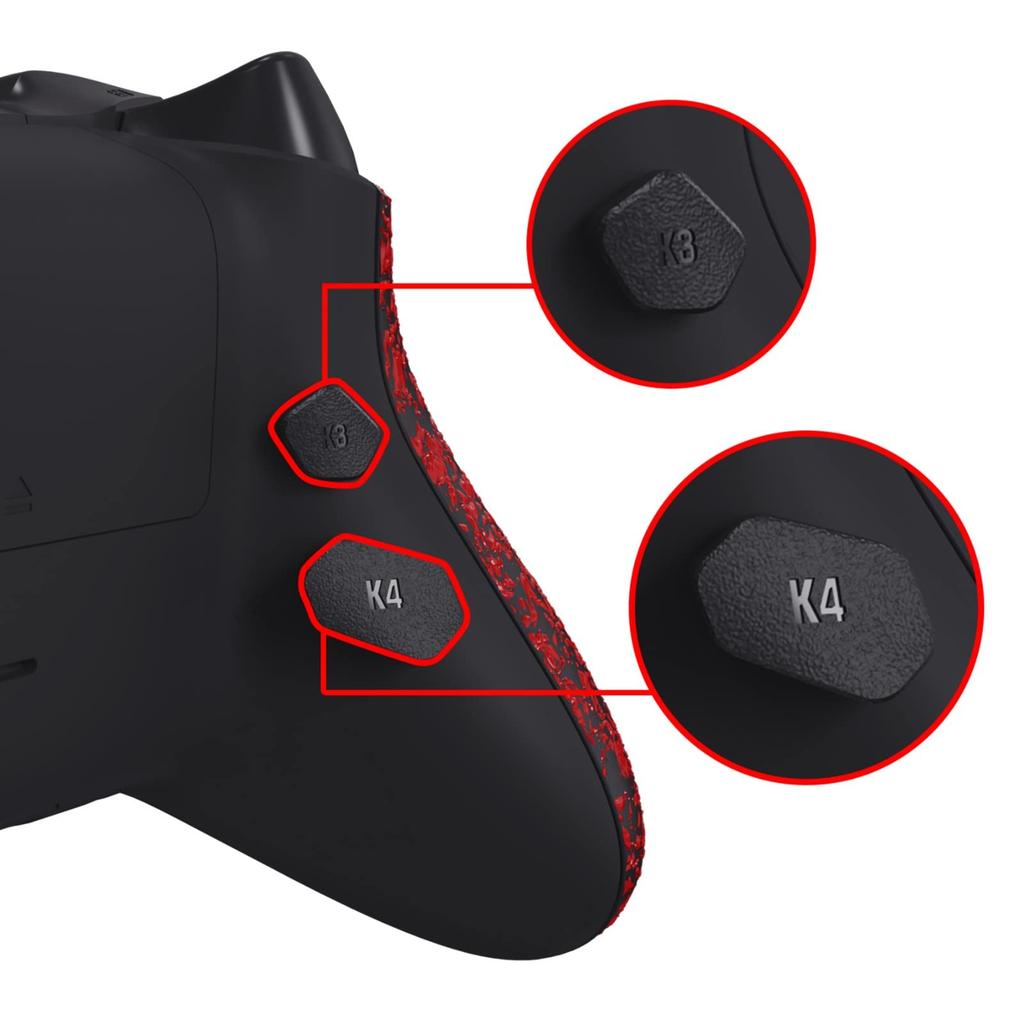 eXtremeRate Programmable Remap Kit for Xbox Series Upgrade Board for Xbox Core Controller with Redesigned Back Side and Rear Buttons X/S Controllers,