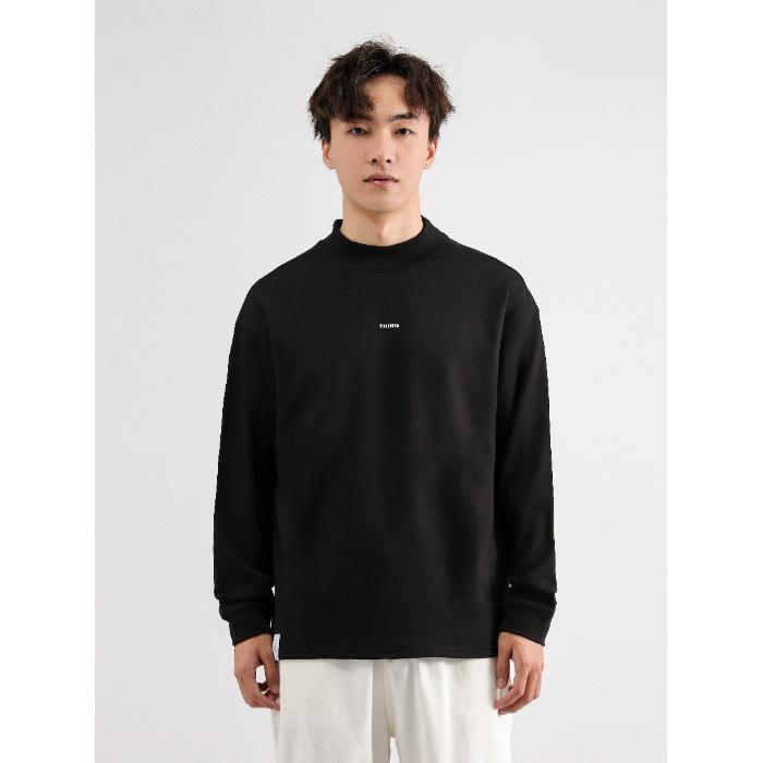 Spring and Autumn Updated Comfortable Fit Base German Velvet Base Blouse Mens Long Sleeve T-shirt Mens M