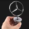 RAT2 Hood Grille Chrome Star Emblem Logo Mounted Star Front Hood Ornament Mercedes Benz Amg W204 W205 W203 W211 W212 W213 W201 W210