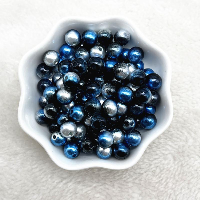 NEW 4/6/8/10mm Round Acrylic Pearl Beads Loose Spacer Beads for Jewelry Making DIY Necklace Bracelet Accessories