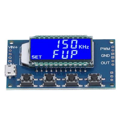 PWM Pulse Rectangular  Generator Module with LCD Display Adjustable Frequency