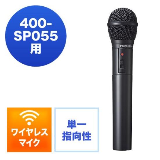 Microphone sans fil Sanwa Direct 400-SP056 pour 400-SP055 et 400-SP066