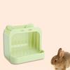 Hay Feeder Bunny Rack Holder Feeding Manger Food Bowl Dispenser for Rodents Bunnies