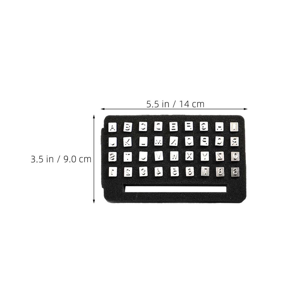 1Set Alphabet Stamp Alloy Steel Letter Number Punch Tool DIY Craft Jackets Bags Shoes Belts Accessories
