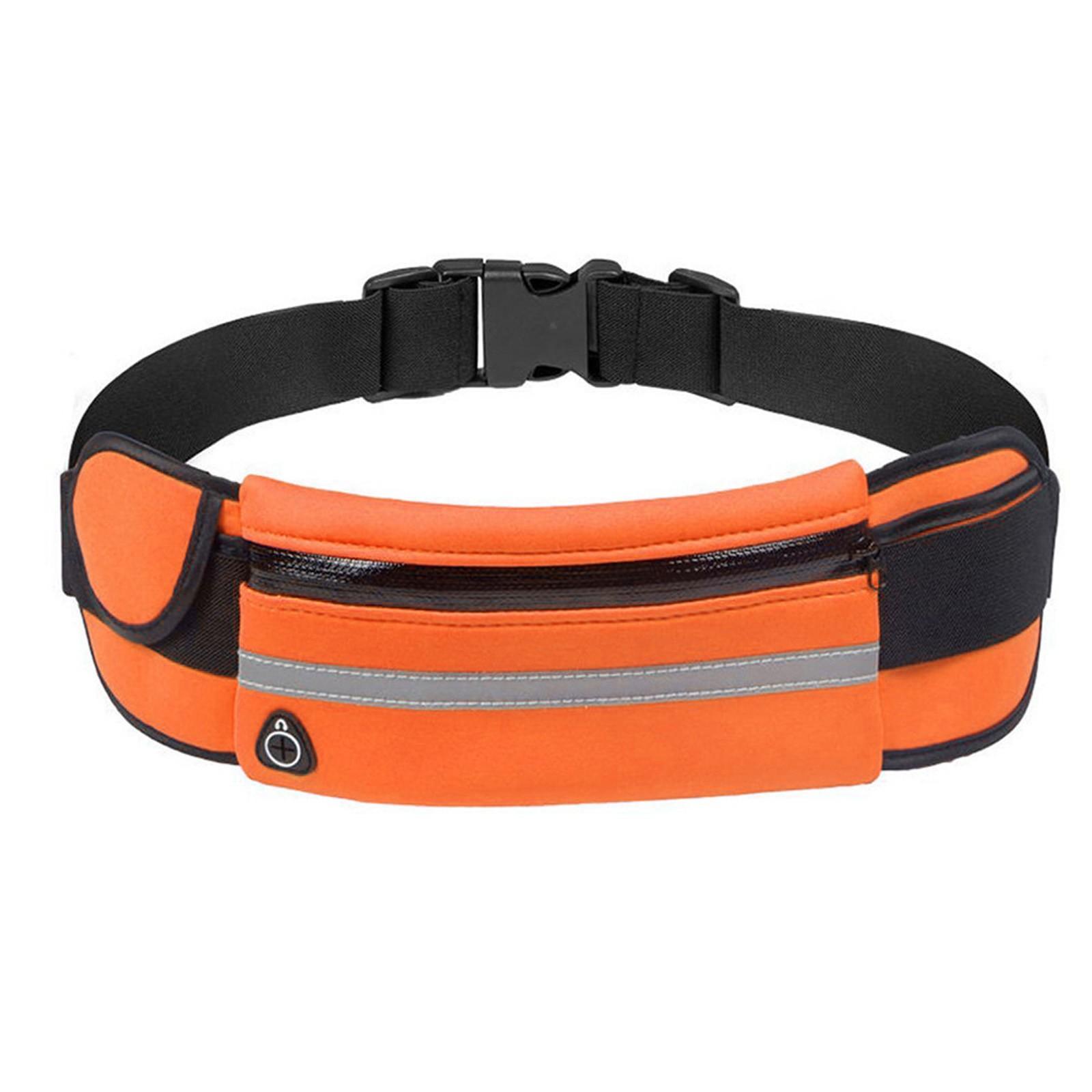 

Sagit Мужчины Женщины Открытый Стрейч Спортивный Ремень Карманы Сумка Для Мобильного Телефона Велосипедная Поясная Сумка One Size оранжевый