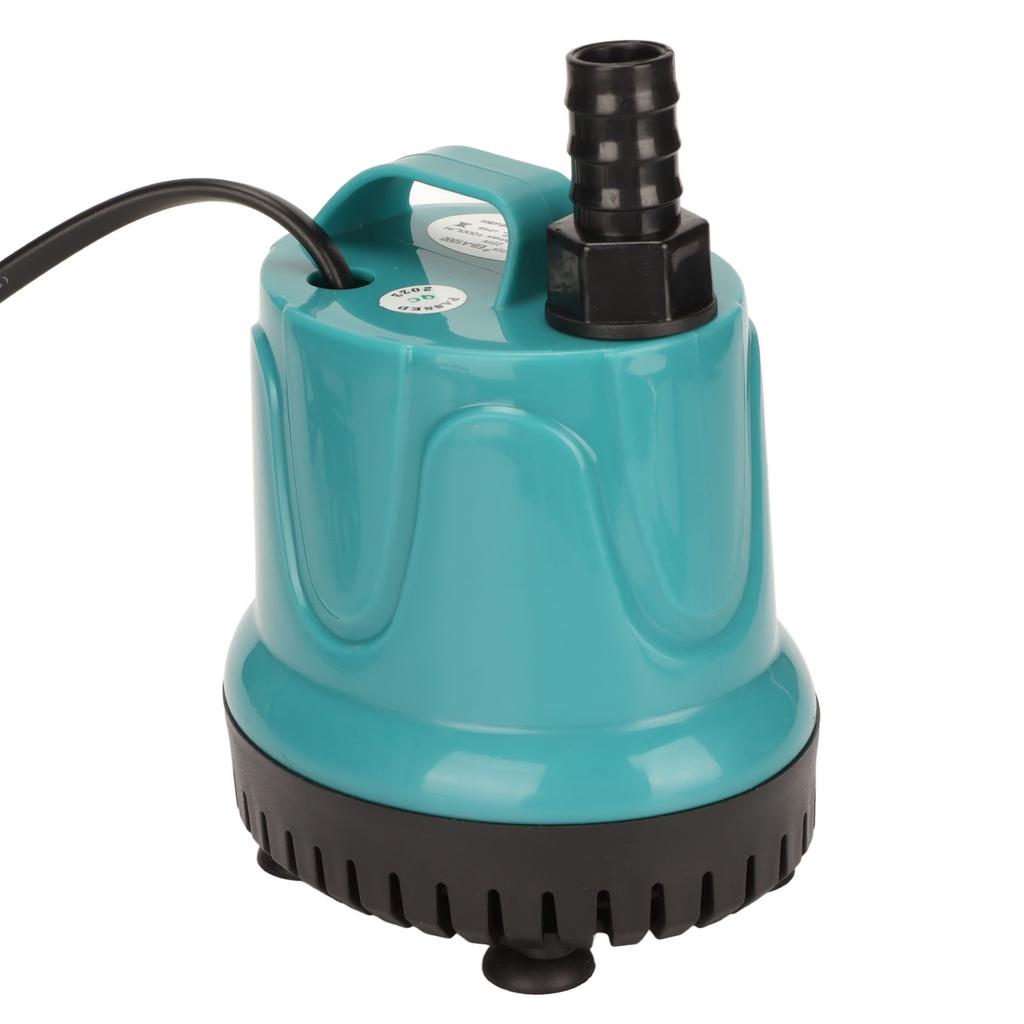 Tauchpumpe 25W Leise Energiesparend Bodenabsaugpumpe mit 2 Düsen für Fischbecken Aquarium