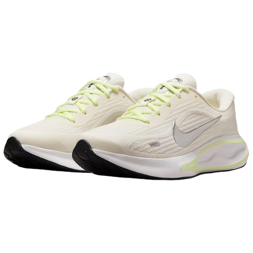 New Nike Journey Run Abrasion Resistant Low Top Running Shoes Women's Beige FJ7765-115