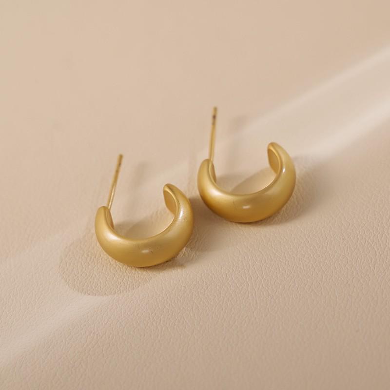 Chic No-Pierce Smooth Ear Clip Earrings for Women – Trendy & Versatile