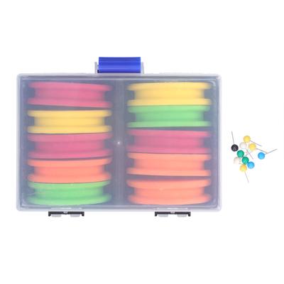 10 Stück Angel Wickelbrett Schnurspeicher Schaumstoffspulen Werkzeug Mischfarbe Angelzubehör