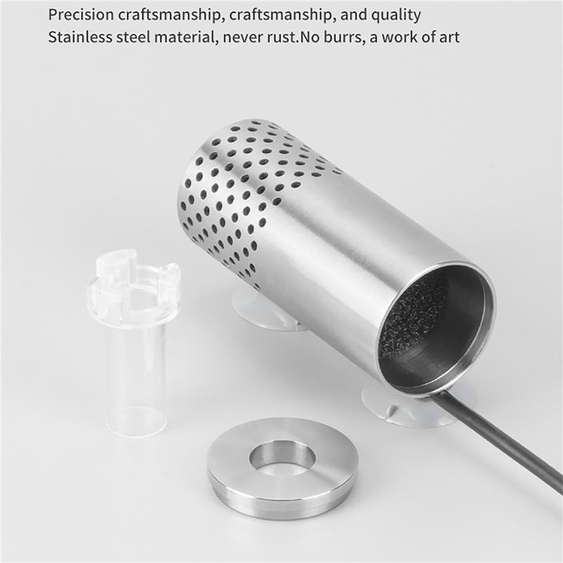 Fish Tank Electric Oil Removal Film Stainless Steel USB Filter Planted Aquarium Water Surface Mini Oil Film Processor