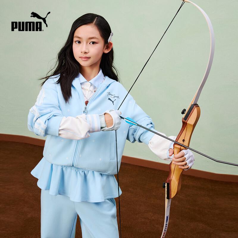 PUMA Girls Casual Hooded Top 165