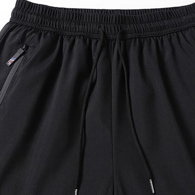 ROMON Men's Autumn/Winter Plush Lined Loose Straight-Leg Casual Pants