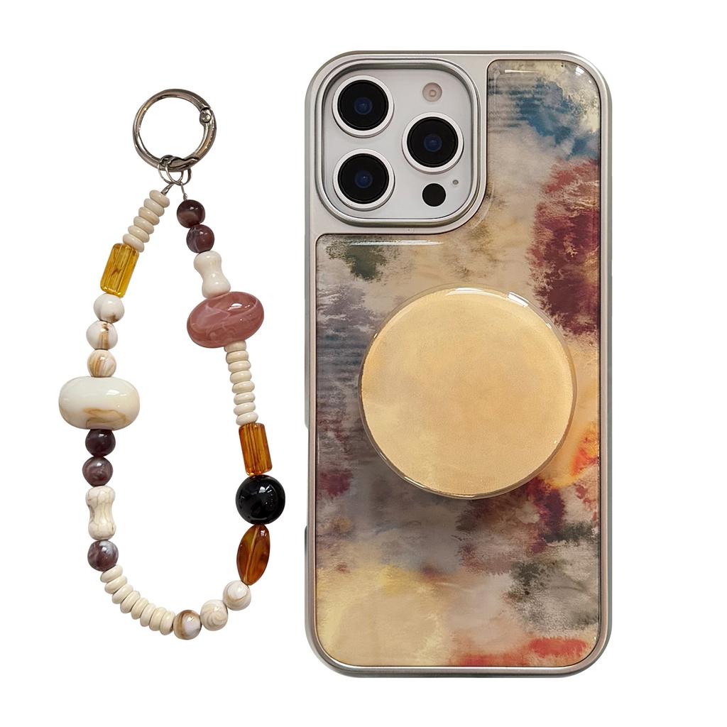 Pallet Pattern Suitable for Apple 15pro Max Mobile Phone Case IPhone 16 Drop Glue 13 Hanging Chain 14 Bracket Hard