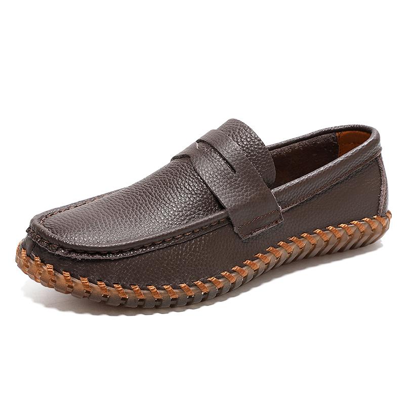 Men's Shoes Casual Formal Loafers Moccasins Italian Breathable Slip on Male Boat Shoes