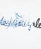 MARK GONZALES Signed Logo Water Graphic Short Sleeve T-Shirt - White