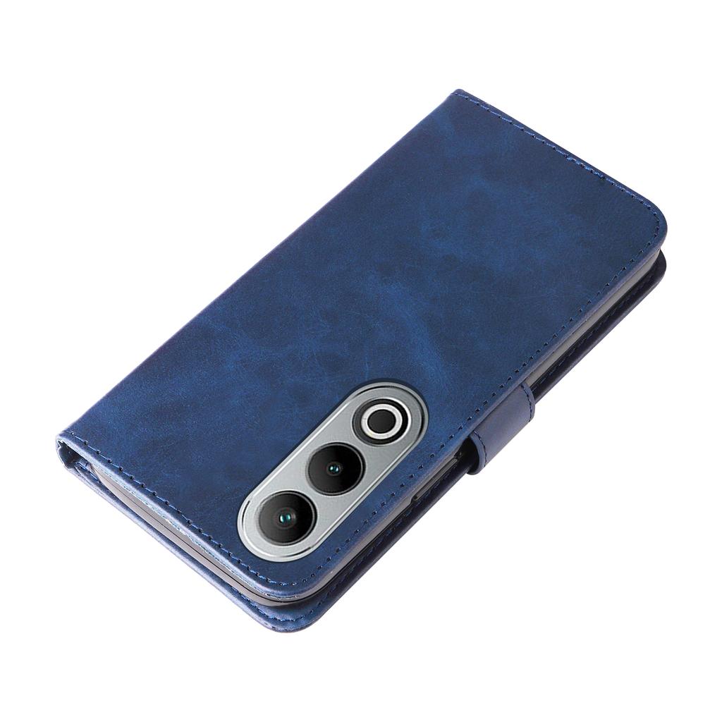 For OnePlus Nord CE4 5G/Oppo K12 Case Calf Texture PU Leather Zipper Pocket Wallet Phone Cover