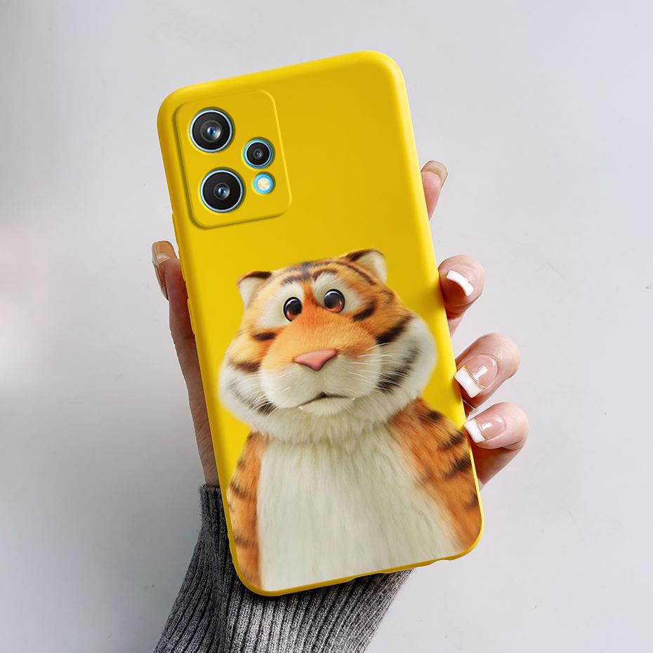 Süße Panda Cartoon Handyhülle Für Realme 9 4G 9 Pro Plus Schutzhülle Weiches TPU Funda Für OPPO Realme 9 4G Hülle Bumper