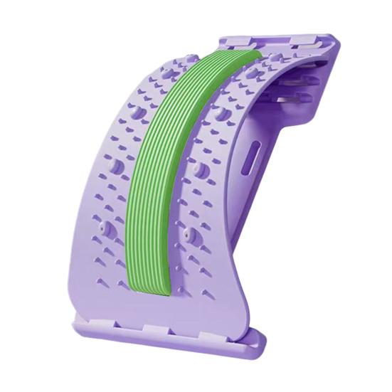 Back Stretcher Waist Trainer Adjustable Spine Decompressor Lower Back Pain Relief Massager Lumbar Back Cracker Board Stretching Device