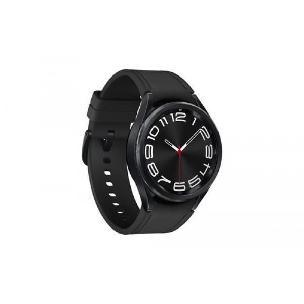 Samsung Galaxy Watch6 Classic . Écran tactile. Capacité de la batterie: 300 mAh. Poids: 52 g. Couleur du bracelet: Noir. Système