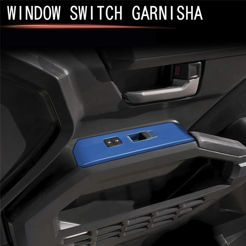 Car Window Glass Lift Cover Trim Window Switch Button Panel Frame For TOYOTA TACOMA 2025 LHD-A99D
