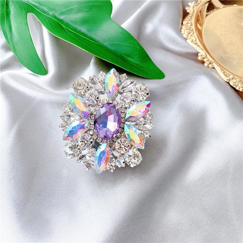 Super Fire Gorgeous Crystal Gem Holder Mobile Phone Universal Holder Telescopic Blingbling Decorative Sticker