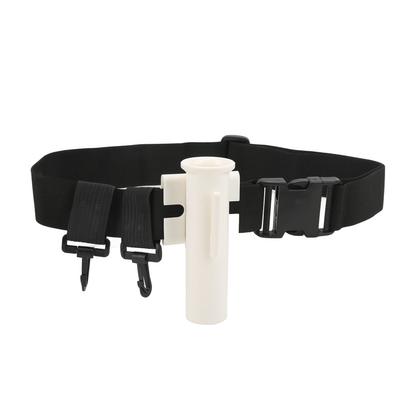 Fishing Rod Belt ABS Plastic Regulable Safety Buckle Hook Design Waist Fishing Rod Holder for Rock