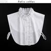 Girls Bowknots Lapel Shirt Detachable Collar Autumn Sweater Blouse Women Fake Collar Girls Removable Shirt Neck False Collar