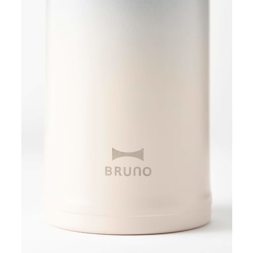 BRUNO Stainless Steel Bottle, 480ml, Lightweight, Cute, Pink, EVENING Bruno Lightweight Stainless Steel Screw Bottle, Tall, Mother's Day Gift, BHK259-