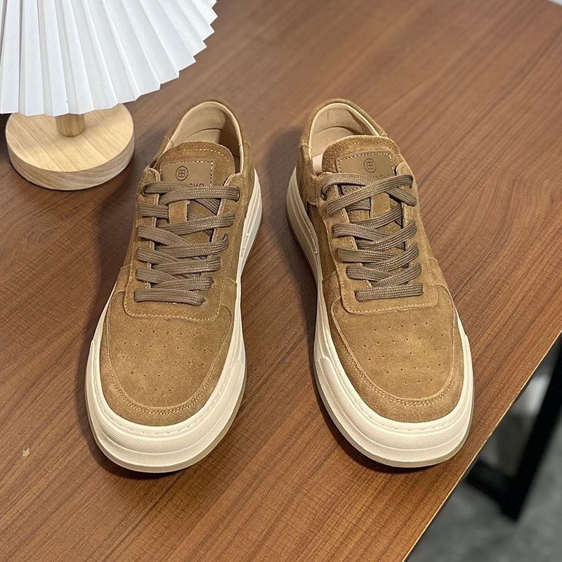 Spring And Autumn Versatile Fur Low-Top Board Shoes German Training Shoes Retro Sports Breathable Tide Shoes Casual Leather Shoes Men