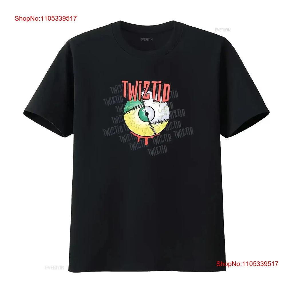Vintage Twiztid ICP Music Band T Shirt Mens Black Red Green Color Eyeball Large Washed graphic
