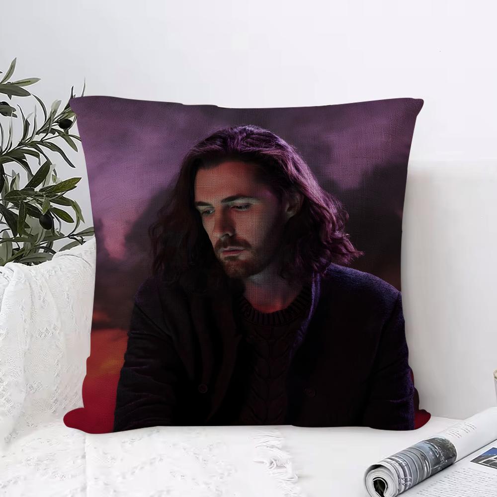 Hozier Cushion Cover Breathable Linen Pillow Cover SkinFriendly Home Decor Pillowcase with Hidden Zipper