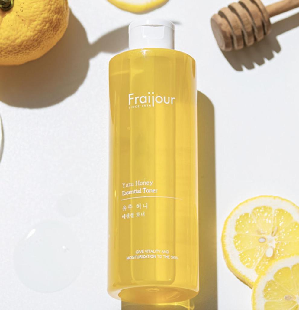 Fraijour Yuzu Honey Essential Toner Nourishing Radiance 250ml Hydrating Toner Facial Essence