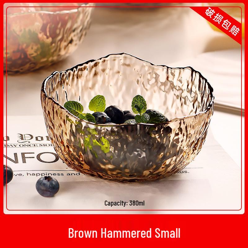2024 Luxury Glass Fruit Plate for Living Room Coffee Table - Ideal for Snacks and Dried Fruits