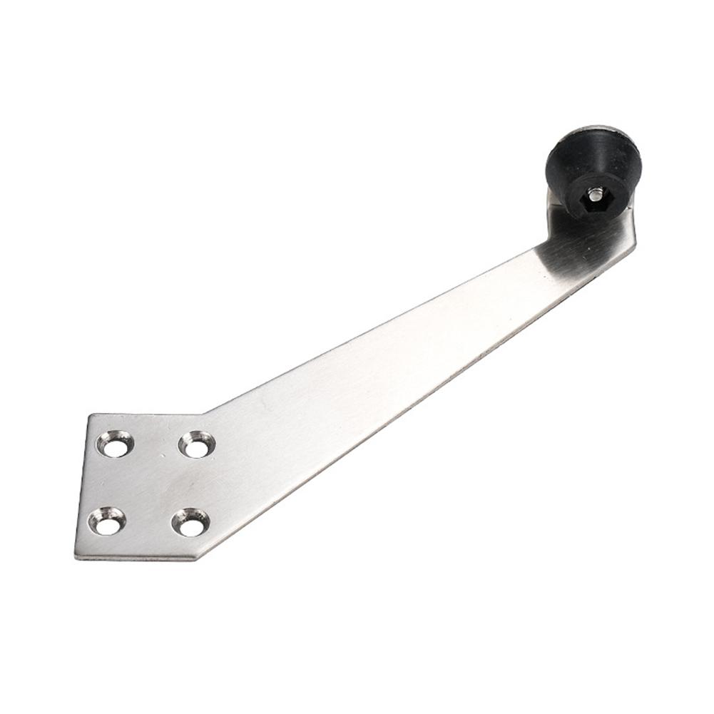 Stainless Steel Door Stopper Guards Wall from Door Damage Reliable Mute Buffer for Wooden and Metal Doors Easy Setup