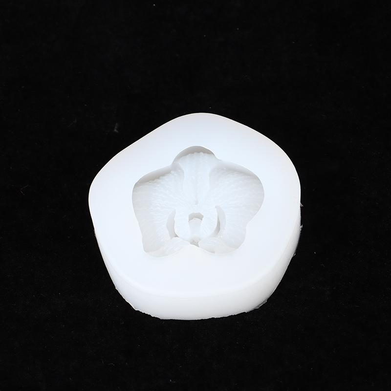 Silikonová forma ve tvaru orchideje motýlí DIY 3D forma na mýdlo, svíčku, dort, cupcake, fondán, želé, bonbóny, čokoládovou dekoraci, pečicí forma