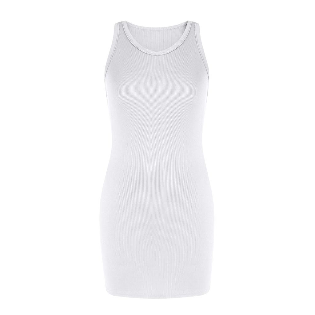New Summer Sleeveless Sexy Tight Women's Tank Top Dress