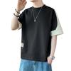 Men's Summer Short-sleeved T-shirt Round Neck Half-sleeved Bottoming Shirt Top Printed Large Size Men's Clothing