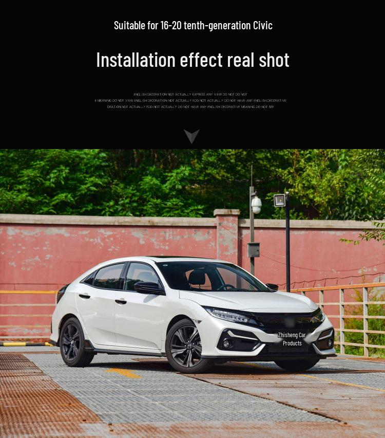 Compatible Headlight Lens Cover for 2016-2020 Honda Civic 10th Gen