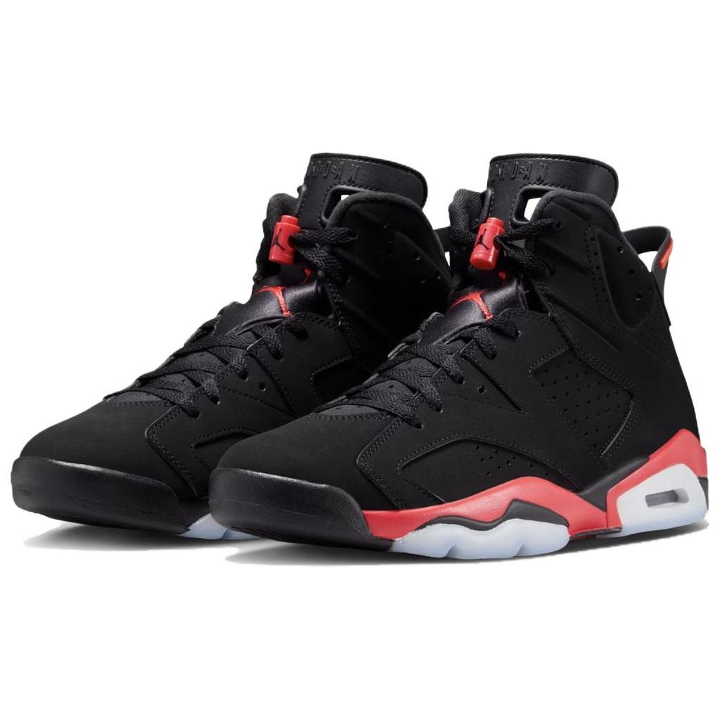 Jordan Air  6 Reverse Infrared Retro Basketball Shoes Unisex sneakers Black CT8529-001