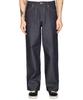 LAB101 Raw Wide Denim Pants (Dark Blue)