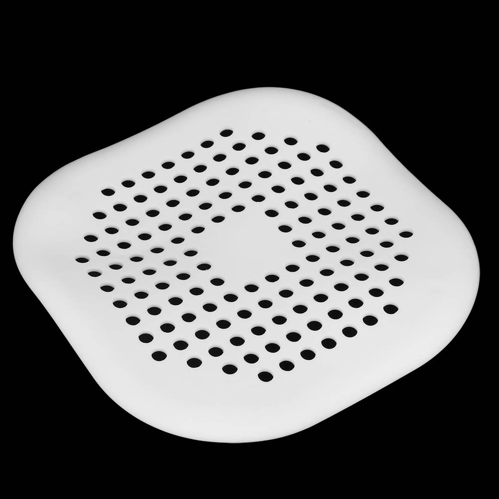 Household Plastic Sewer Filter Shower Drain Floor Drain Waste Drainer Bathroom Kitchen (Grey)