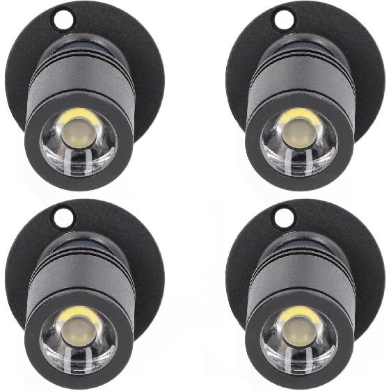 LED Mini Spot Light, Dimmable LED Spots Lights with 6.6 Feet Cable Stepless Dimming Control Switch Jewelry Showcase Display Lighting Fixture 5V USB