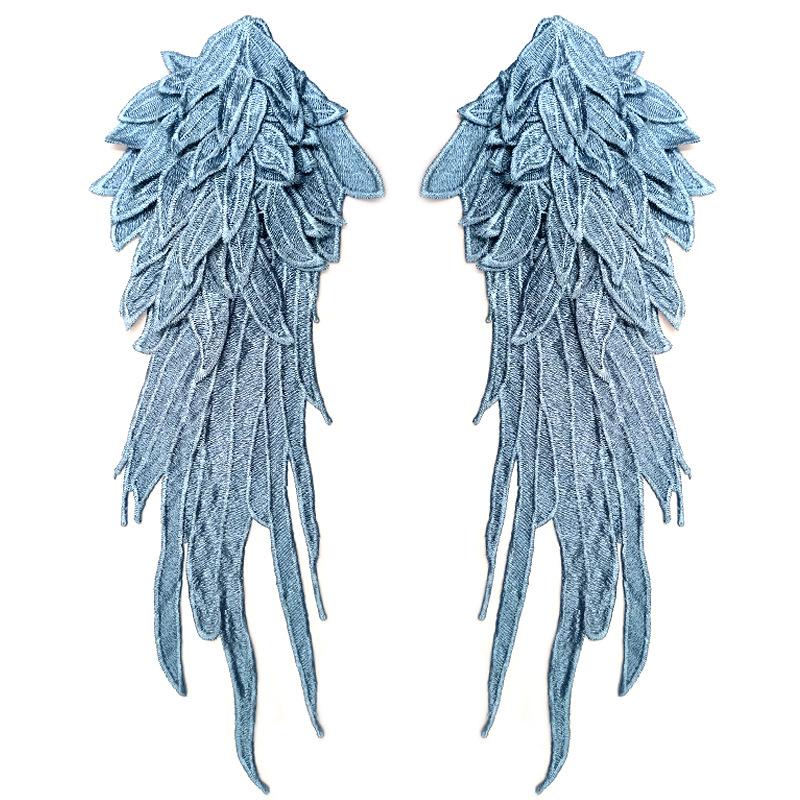 

Angel Wings water-soluble lace pair flower embroidery wing pattern DIY lace accessories heavy industry multi-layer applique large