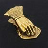 Vintage Bookmarks Hand Shape Metal Bookmarks Page Holder Clip Decorative Paper Clip for Reading Scrapbooking Journaling