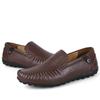 Luxusmarke Herren Freizeitschuhe Handgenäht Herren Slipper Outdoor Mokassins Atmungsaktiv Slipper Fahrschuhe Freizeitspaziergang Flats