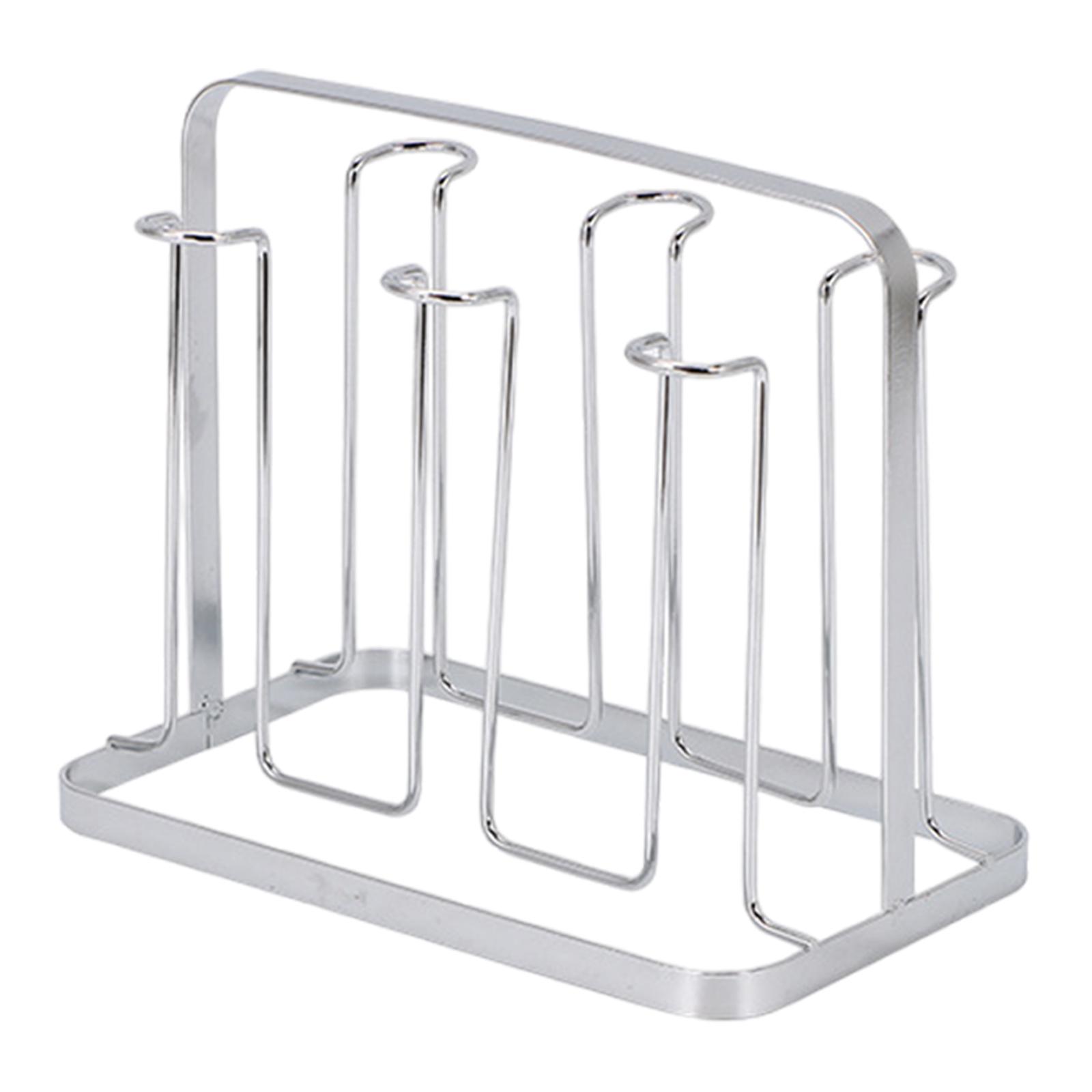 

Cup Drying Stand Glass Tumbler Organizer Sturdy with 6 Hooks, Glass Bottle Holder Cup Drying Rack for Coffee Cup Home Kitchen
