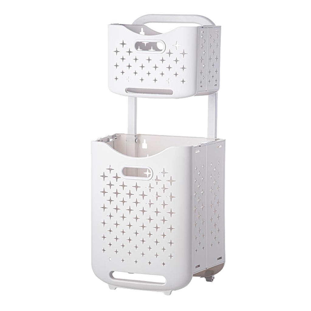 Laundry Basket Portable Foldable Laundry Hamper Clothes Storage Organizer Basket for Hom