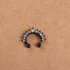 Trendy Unisex Metal Simple Punk Geometric Fake Nose Ring Body Jewelry Nose Stud Bear Nose Cuff