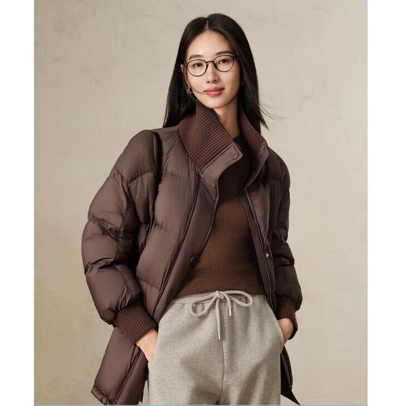 

JUZI Annakou Женская повседневная вязаная куртка-пуховик с короткими рукавами в стиле пэчворк M