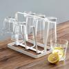 1Pieces Steel Bottle Cup Hanging Drying Rack 6 Hook Organizer For Drinking Glass Containers Outdoor Tableware